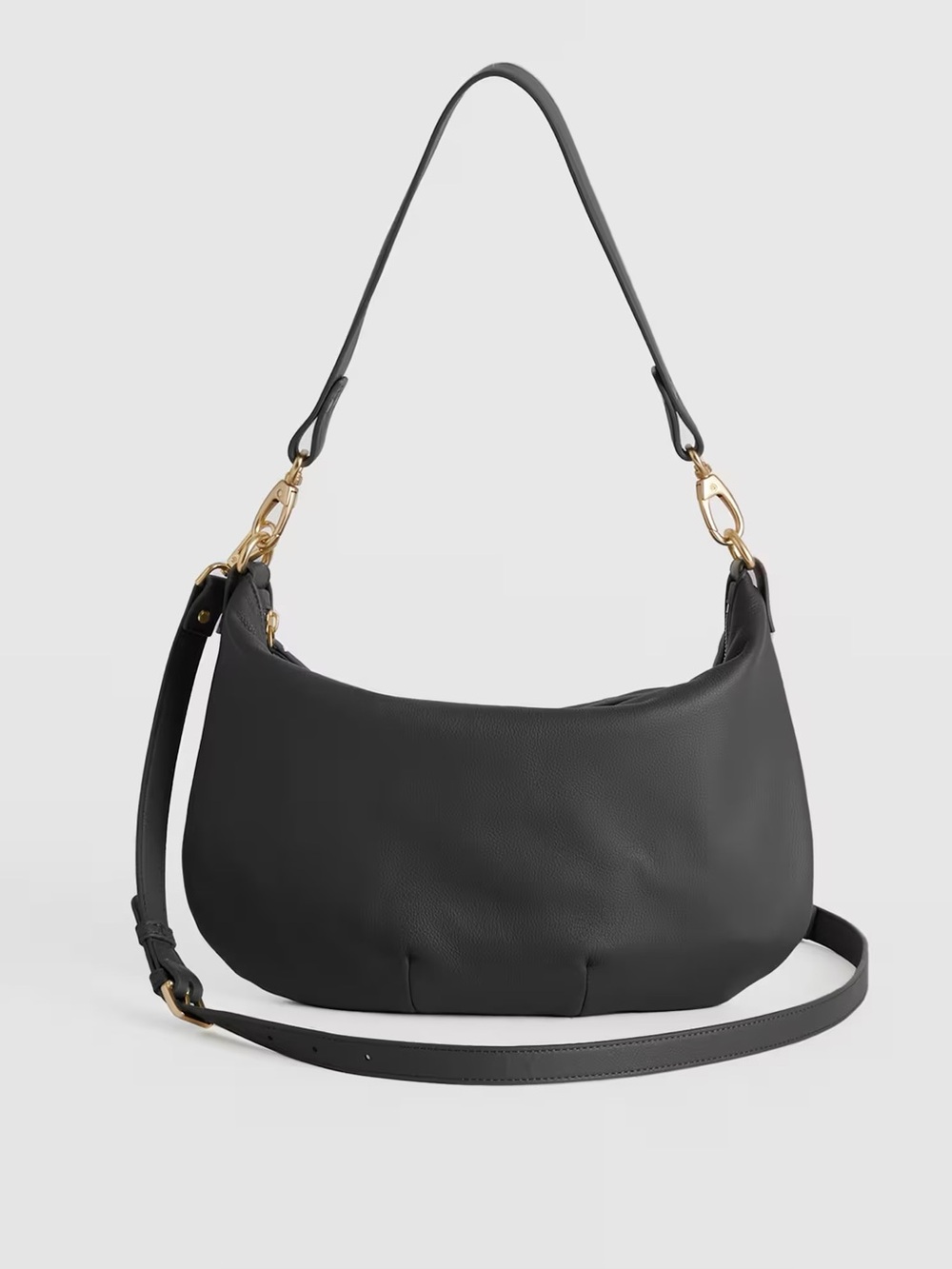 Quince Black Sloane Shoulder Bag Crossbody Bag